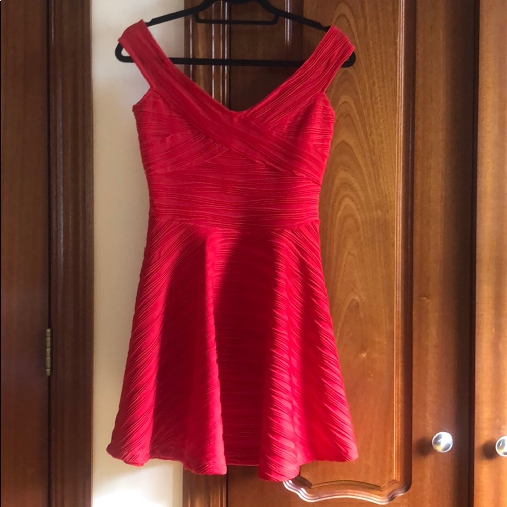 Red ASOS dress